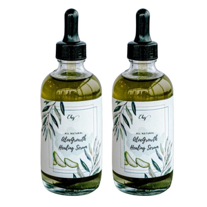 AloeGrowth Healing Serum & Mega Growth Oil (2 Bottles)